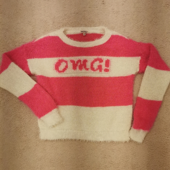 2/40 Juicy Couture OMG sweater size girls medium - Picture 5 of 7
